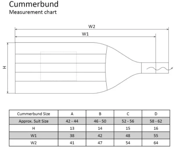 Treger Kummerbund - Bordeaux Online