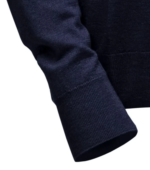 Treger Pullover mit V-Ausschnitt - Marineblau Fashion